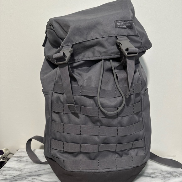 Nike AF-1 Gray Tactical Backpack large traveling trekking backpacking - Picture 1 of 14